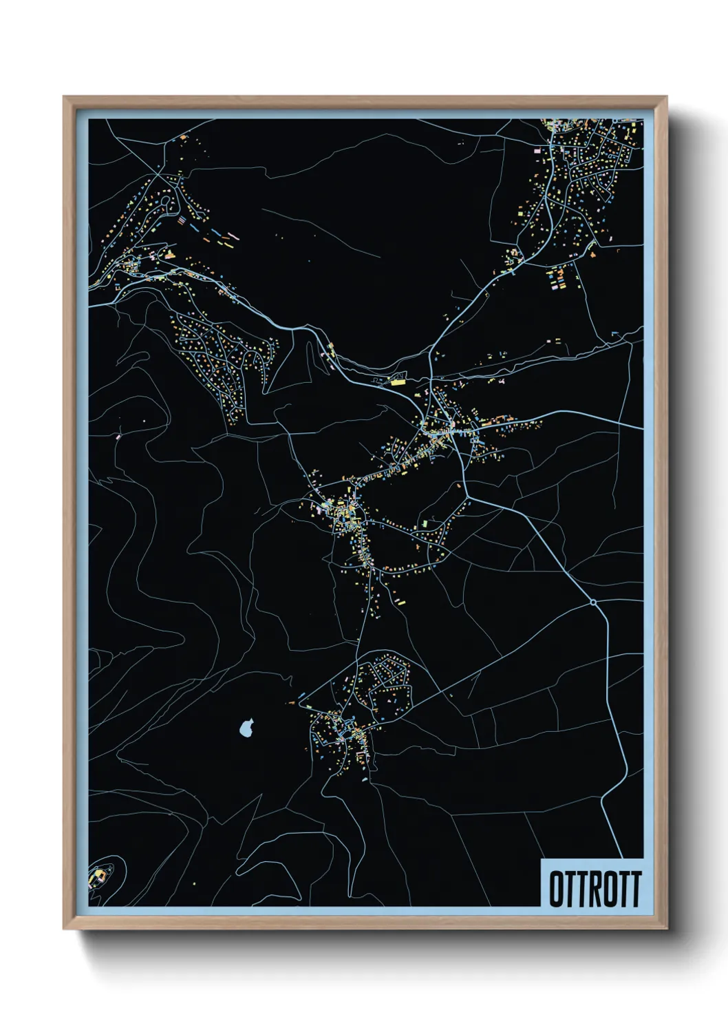 Une affiche de carte sur Ottrott