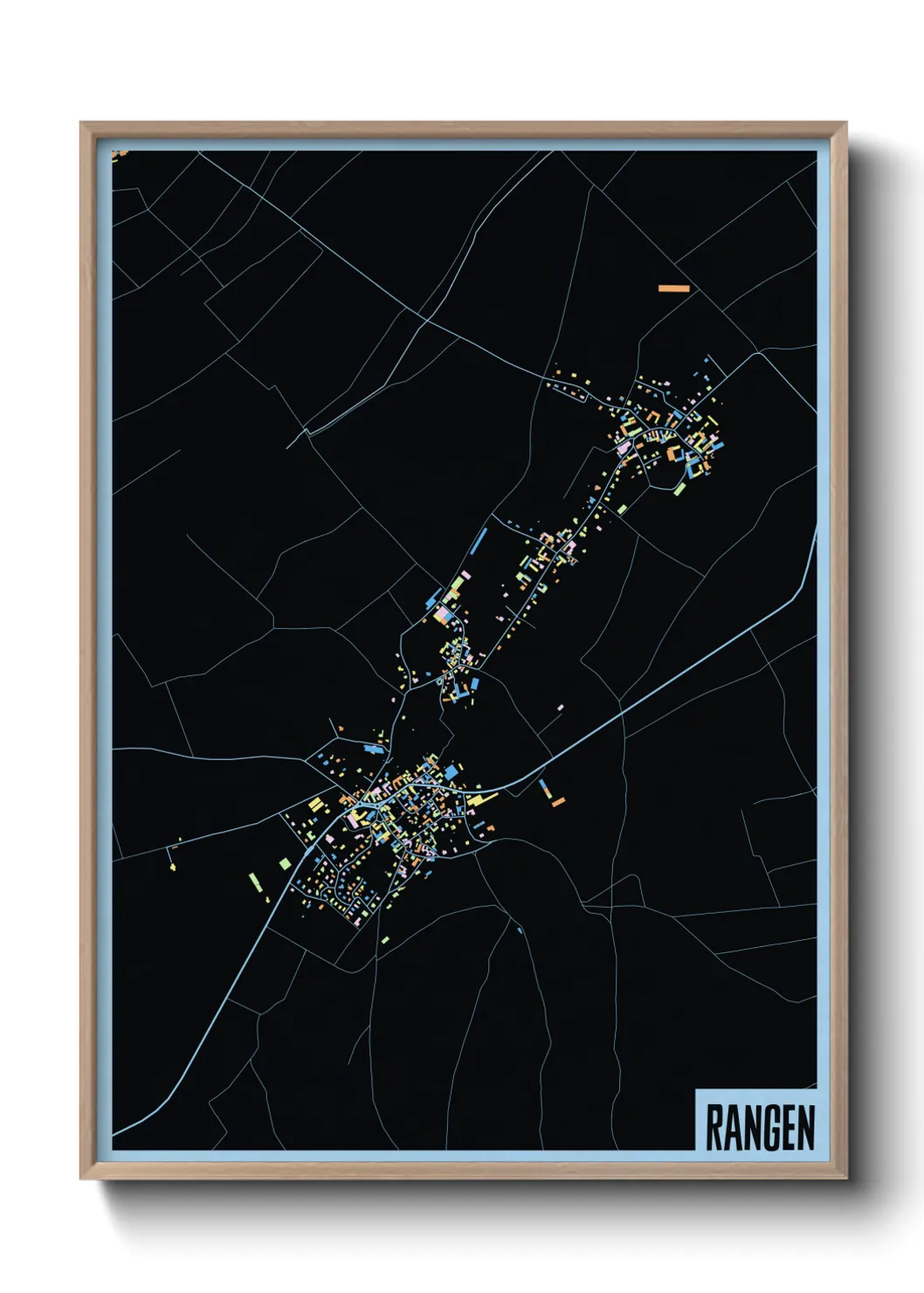 Une affiche de carte sur Rangen