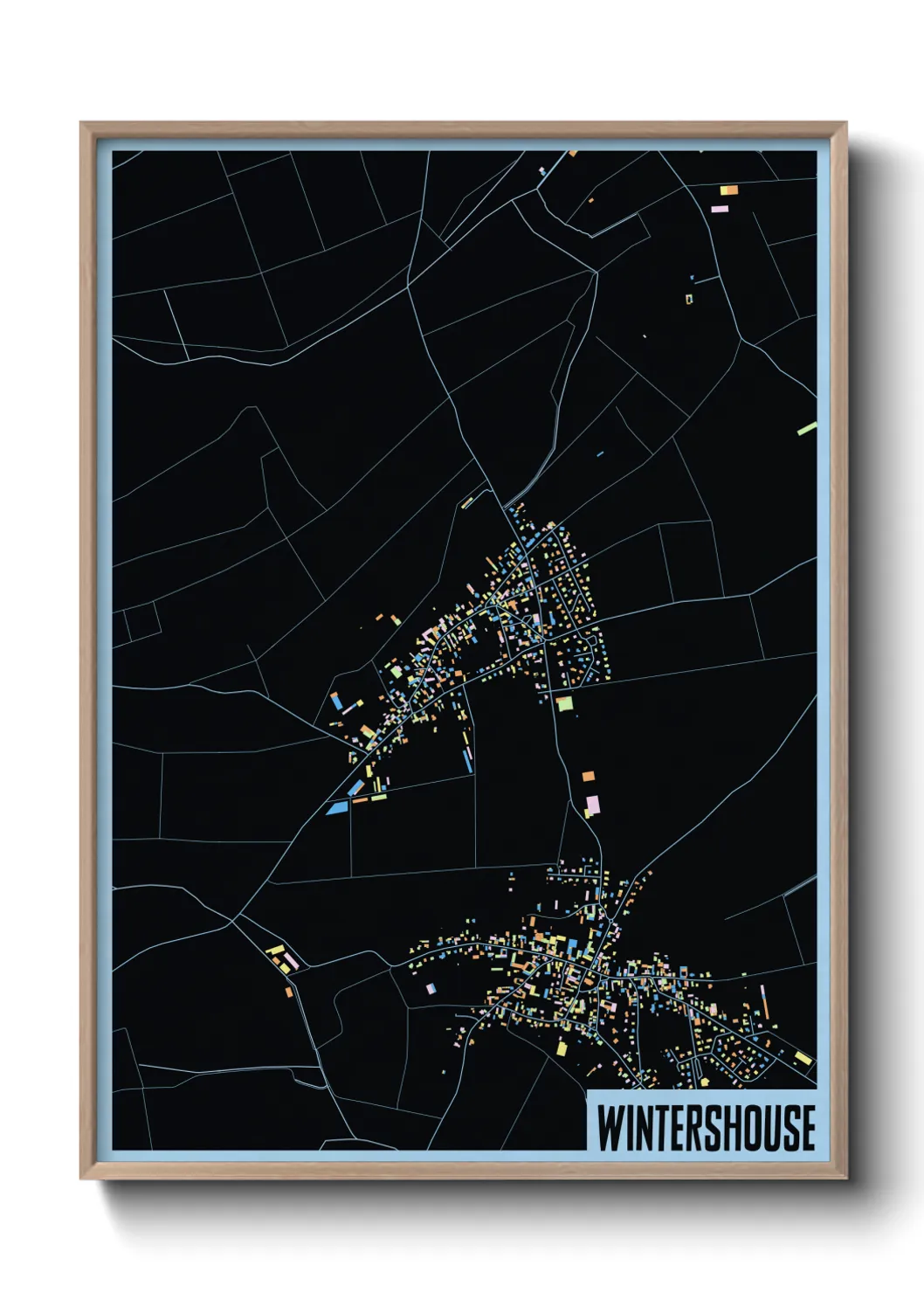 Une affiche de carte sur Wintershouse