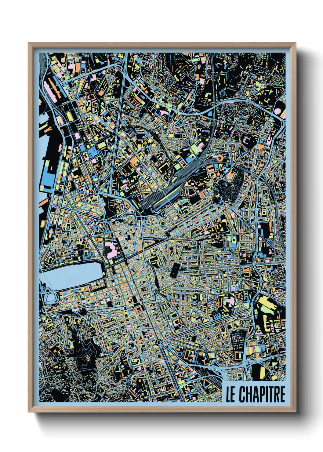 Une affiche de carte sur Le Chapitre