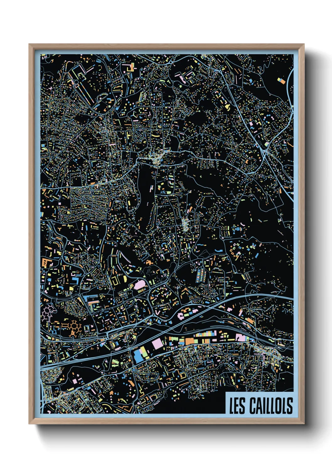 Un poster carteLes Caillols