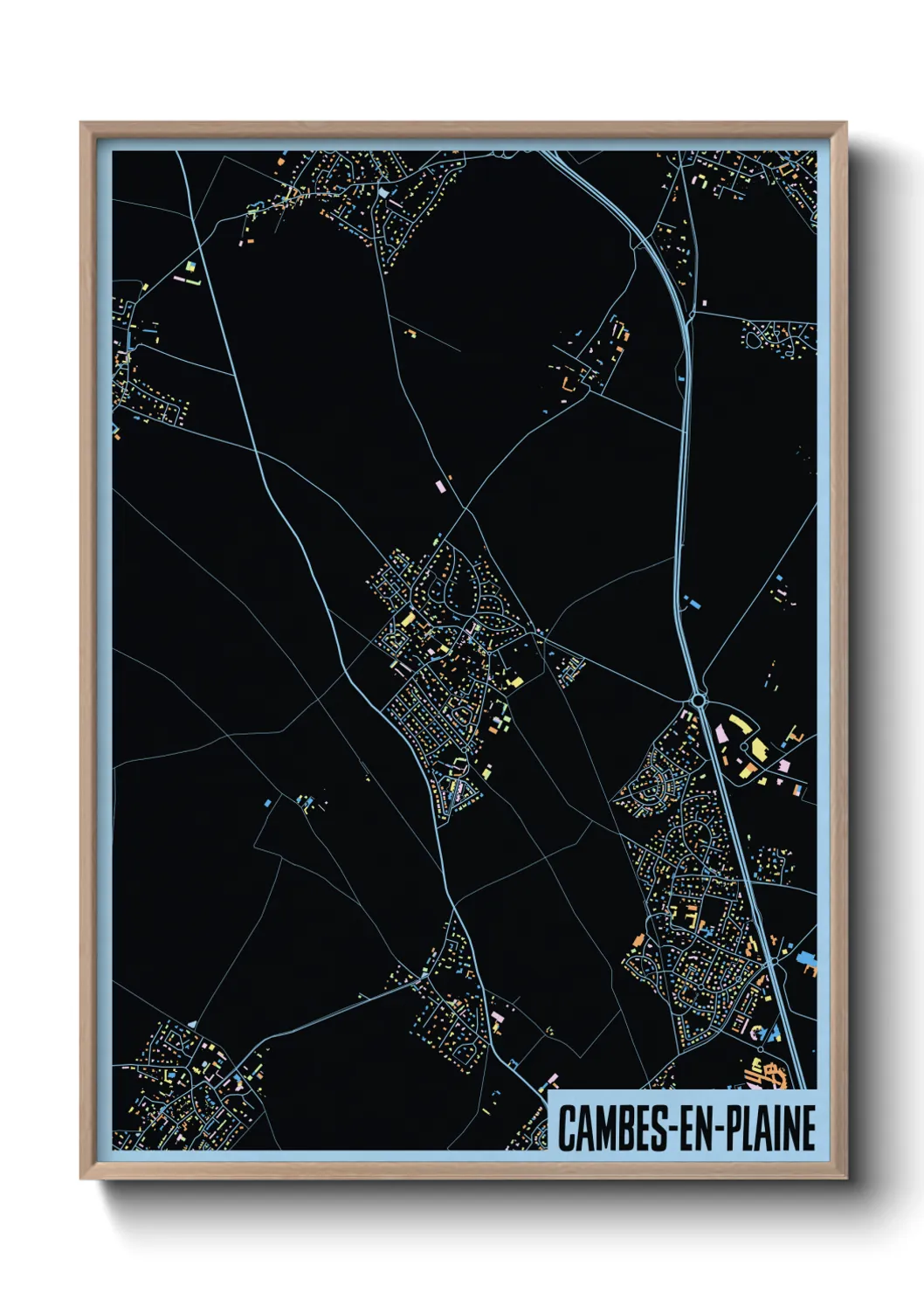 Un poster carteCambes-en-Plaine