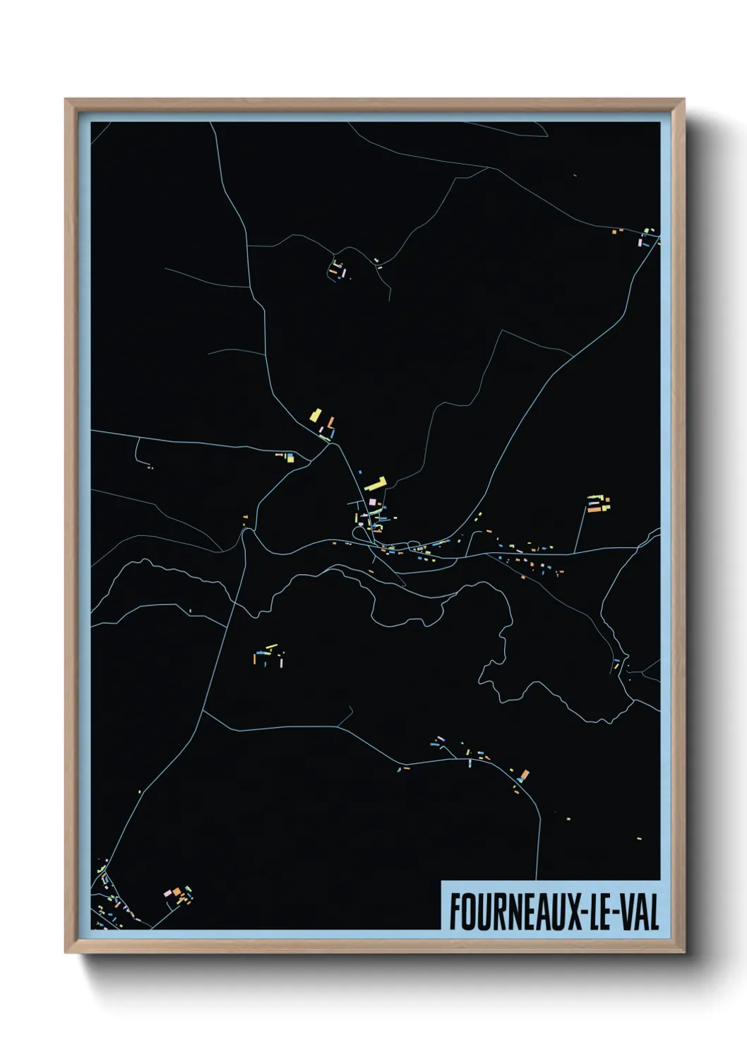 Un poster carteFourneaux-le-Val