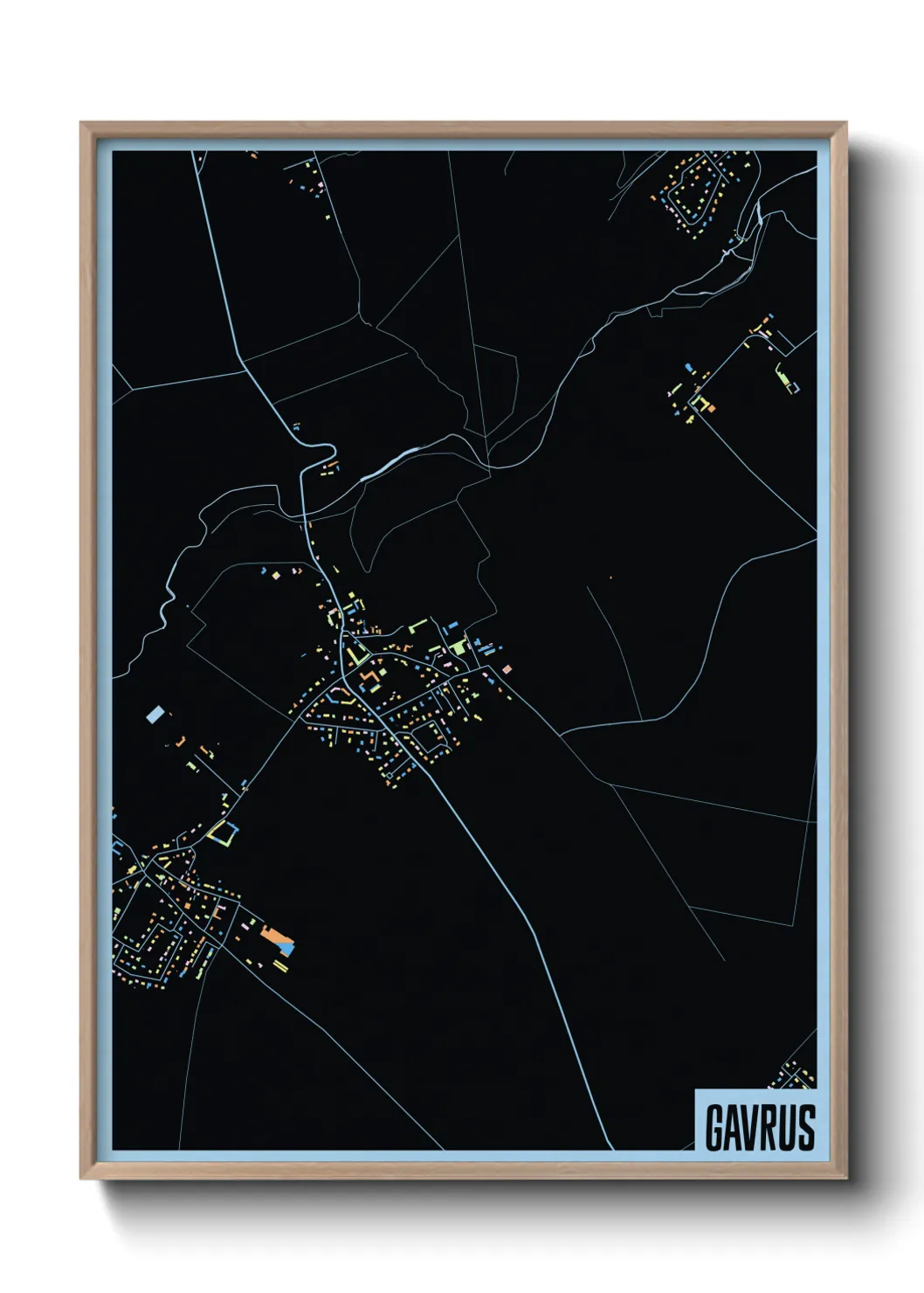 Une affiche de carte sur Gavrus