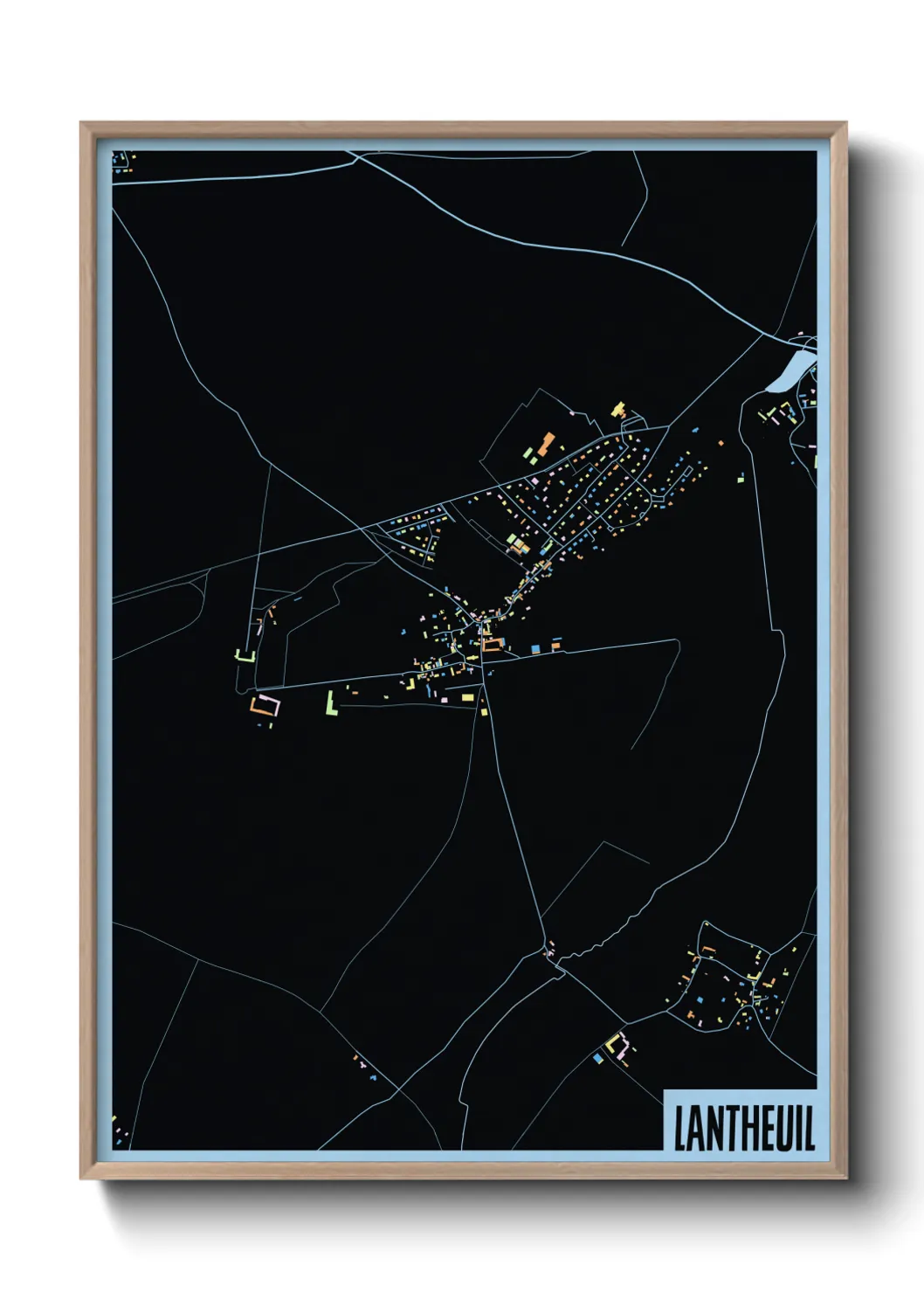 Un poster carteLantheuil