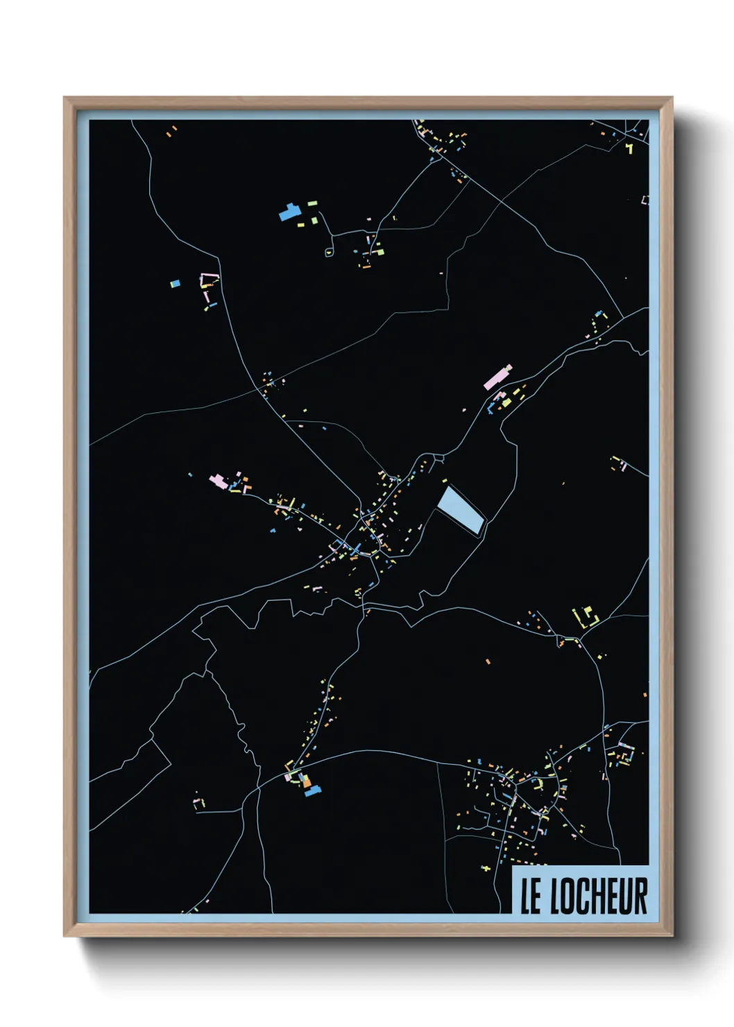 Un poster carteLe Locheur