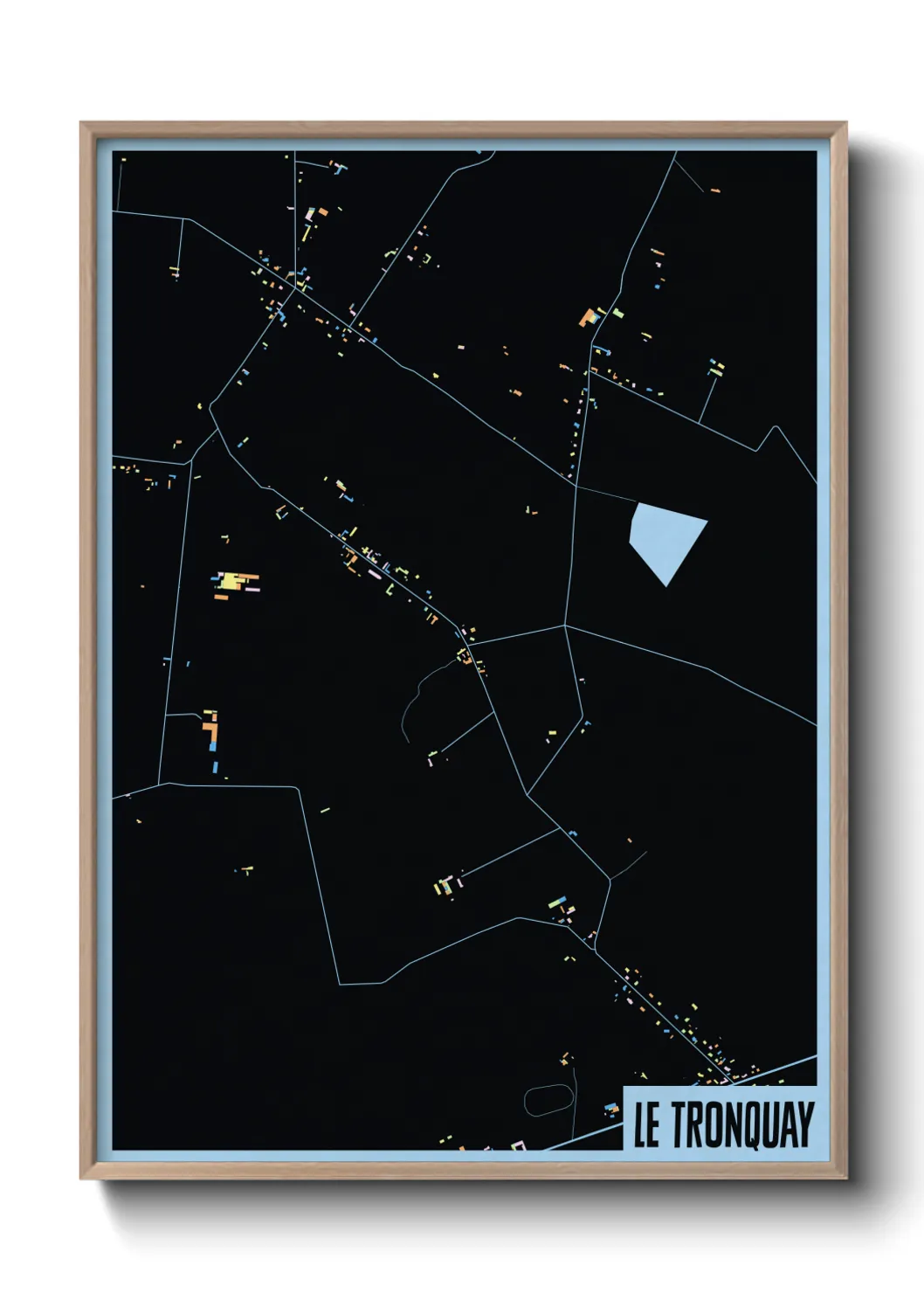 Un poster carteLe Tronquay