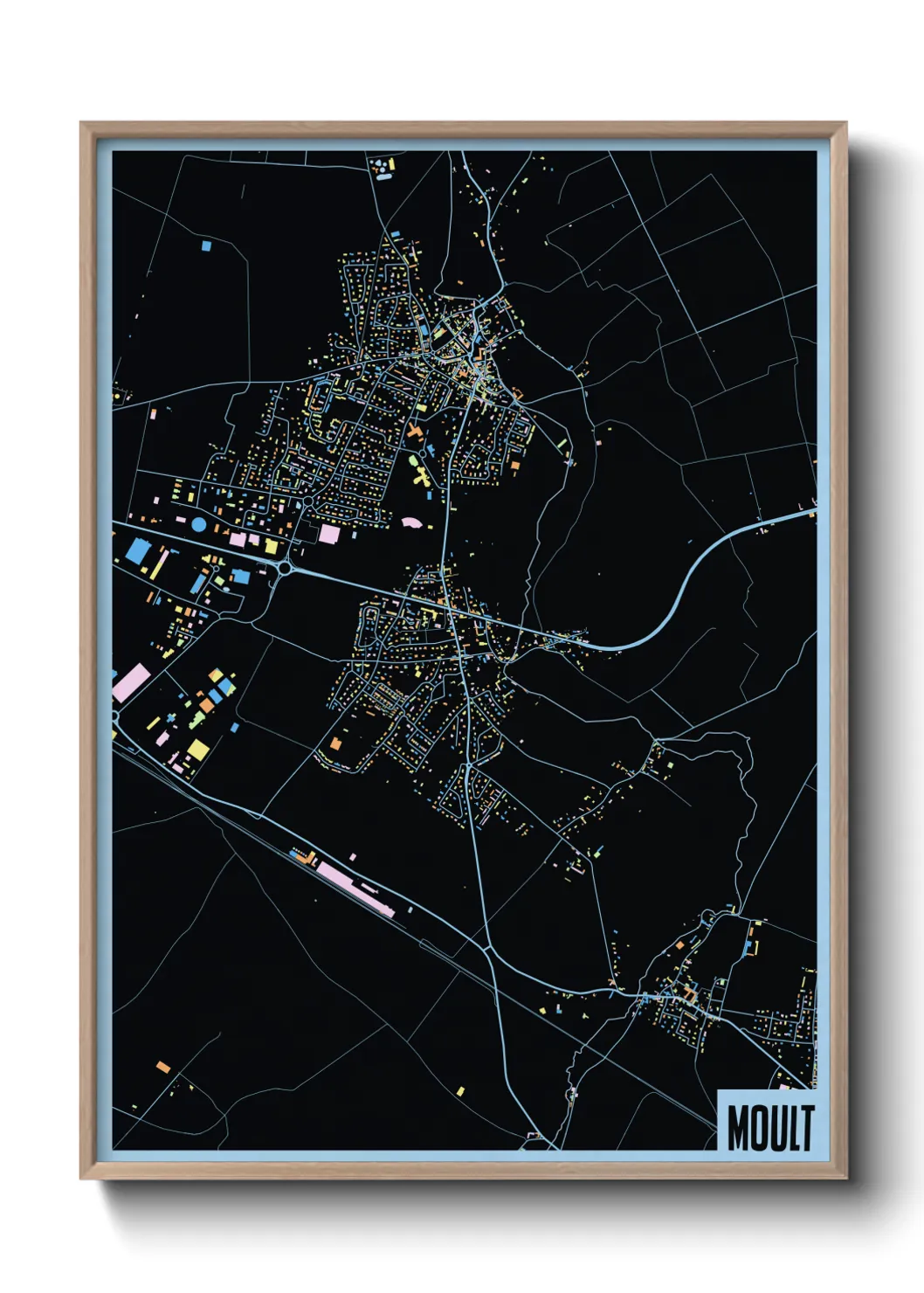 Une affiche de carte sur Moult