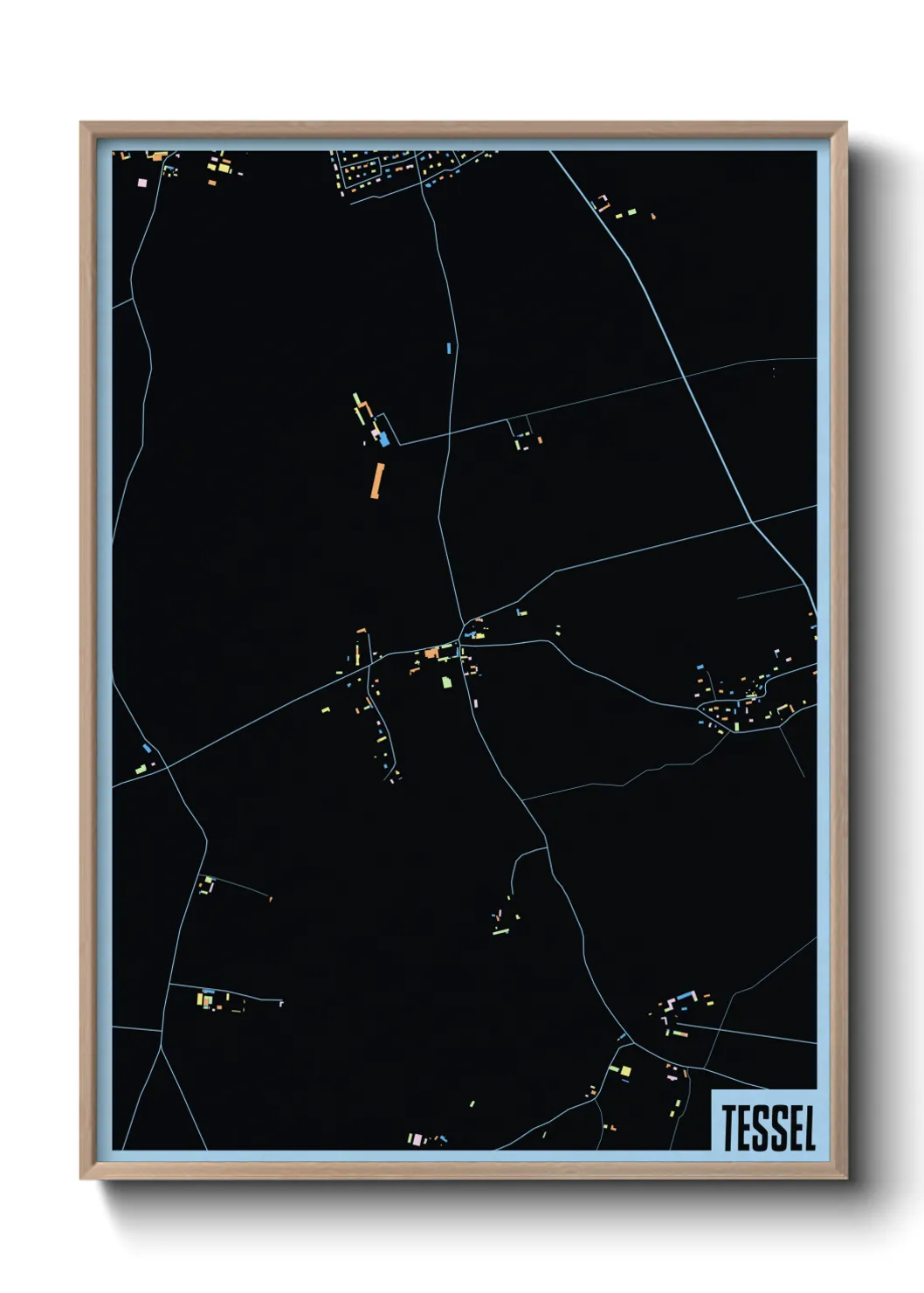 Une affiche de carte sur Tessel