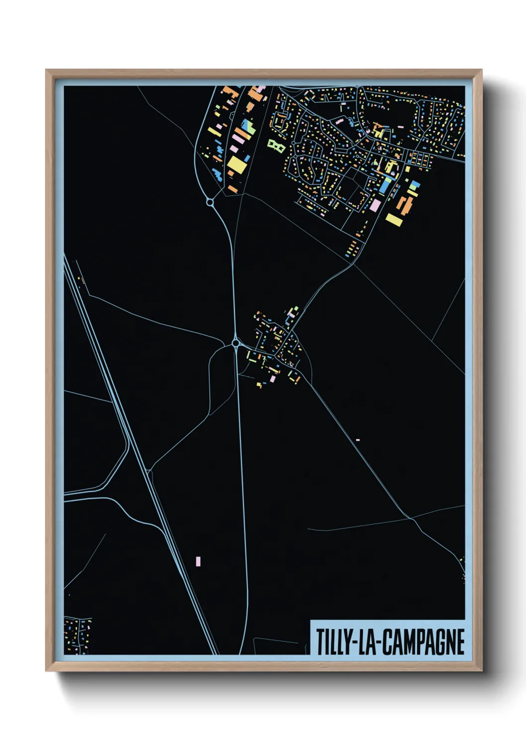 Un poster carteTilly-la-Campagne