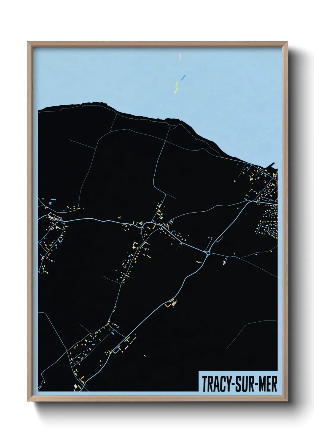 Un poster carteTracy-sur-Mer