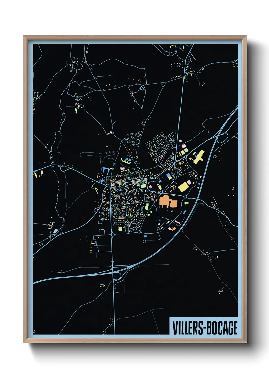 Un poster carteVillers-Bocage