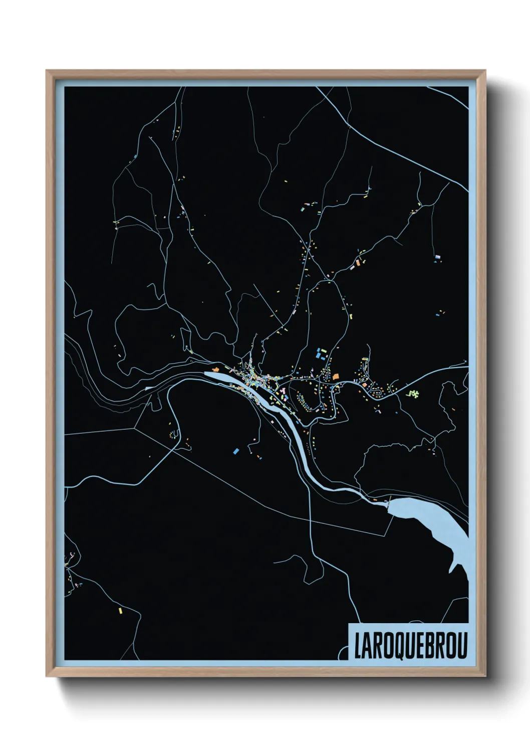 Un poster carteLaroquebrou