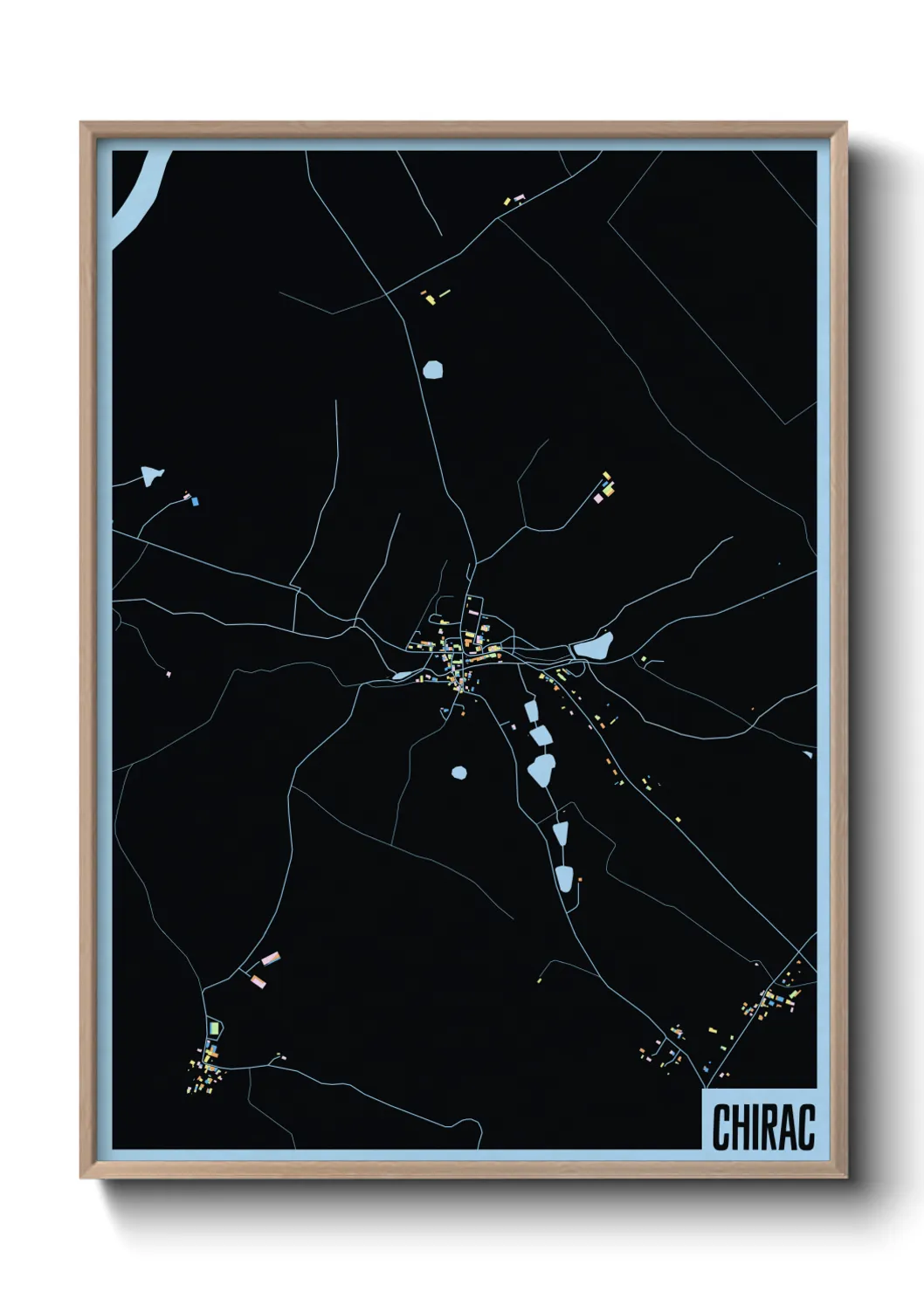 Une affiche de carte sur Chirac