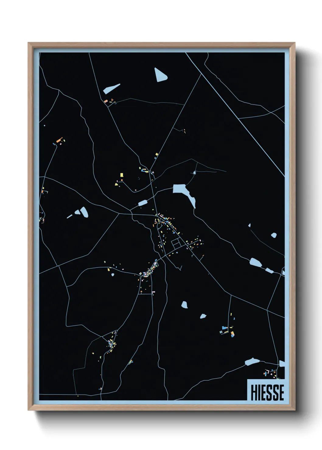 Une affiche de carte sur Hiesse