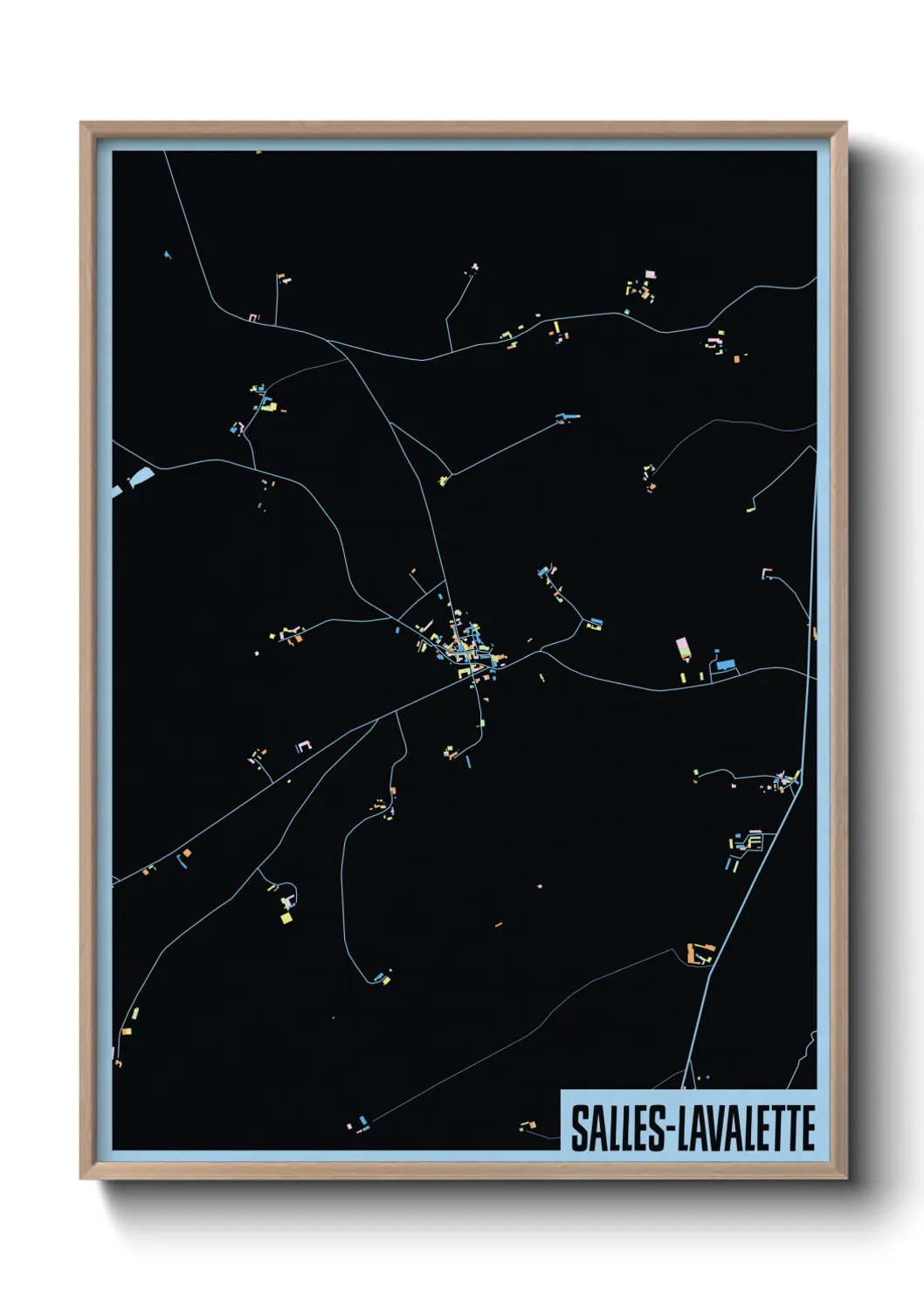 Un poster carteSalles-Lavalette