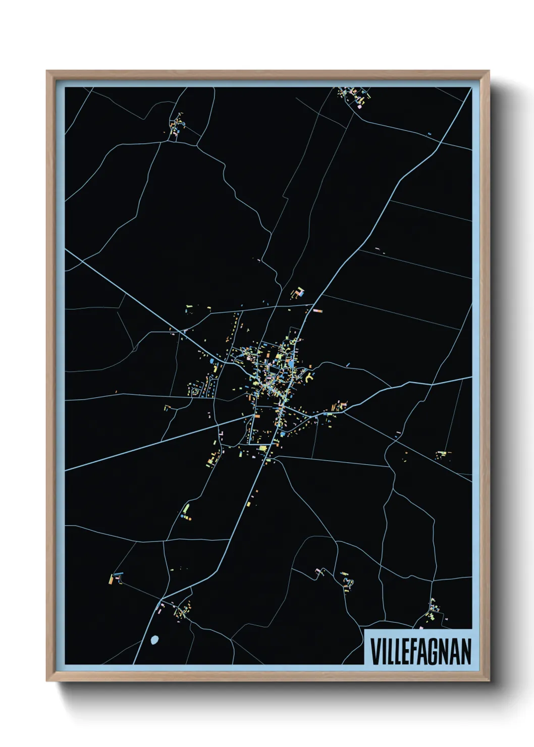 Un poster carteVillefagnan