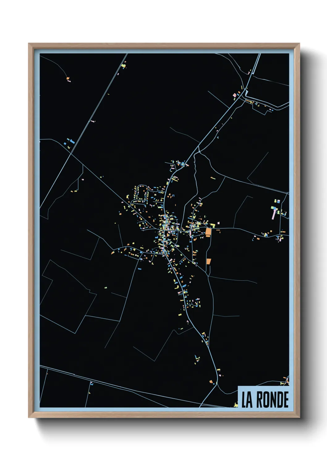 Une affiche de carte sur La Ronde