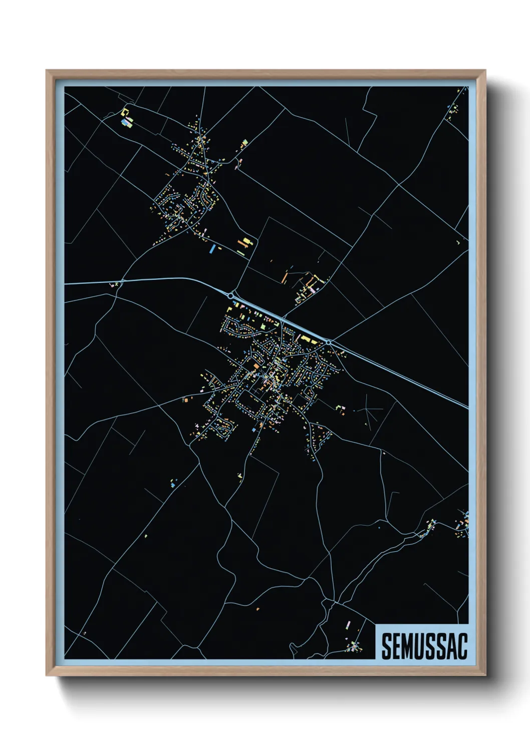 Un poster carteSemussac