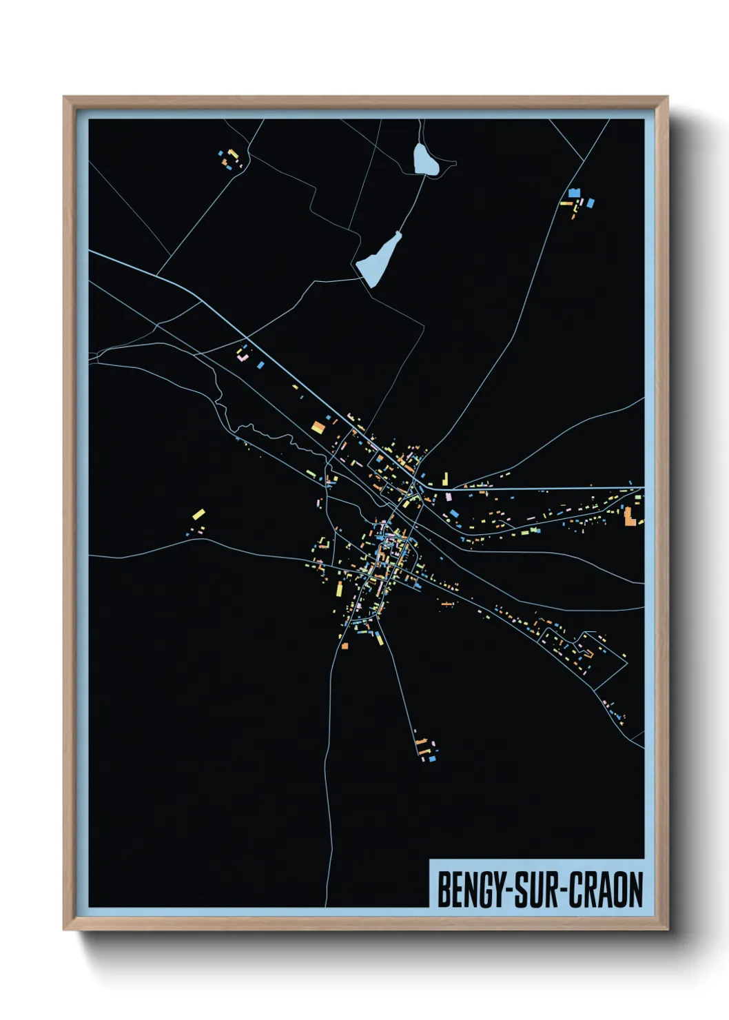 Un poster carteBengy-sur-Craon