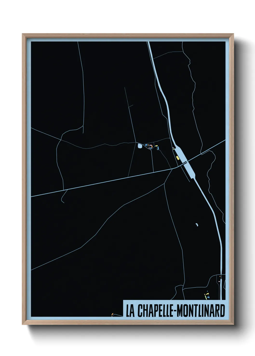 Un poster carteLa Chapelle-Montlinard