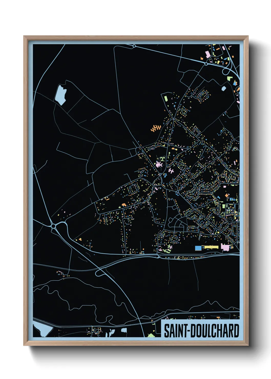 Un poster carteSaint-Doulchard