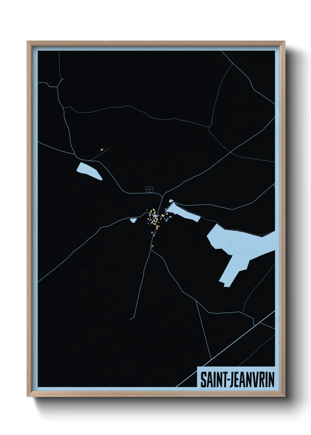 Un poster carteSaint-Jeanvrin