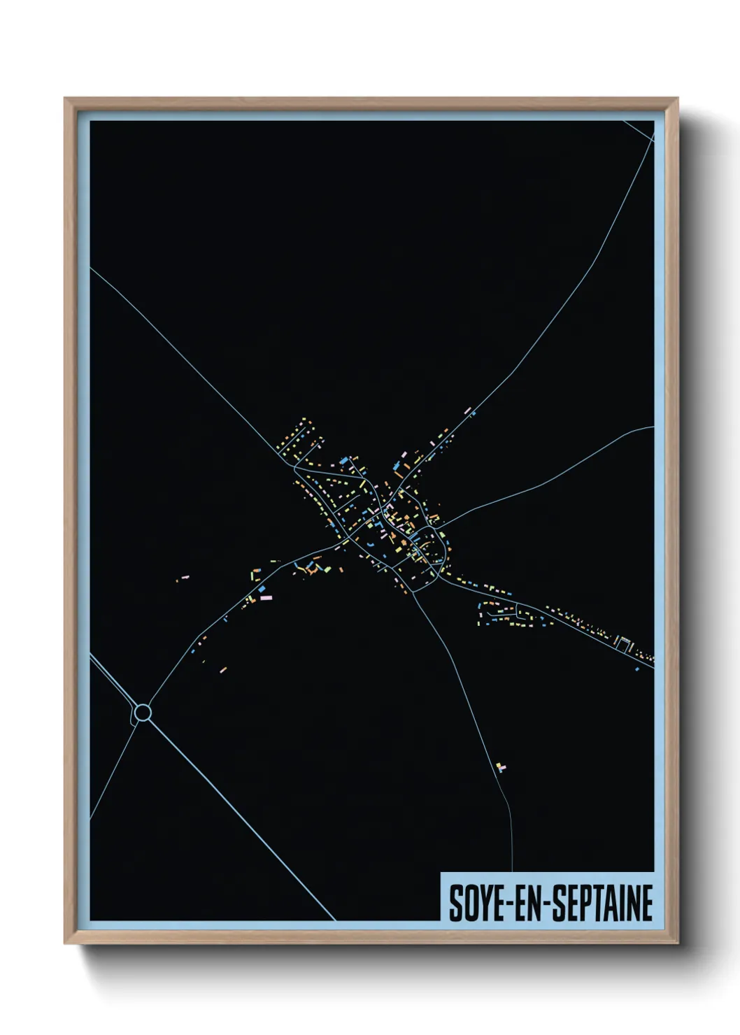 Un poster carteSoye-en-Septaine