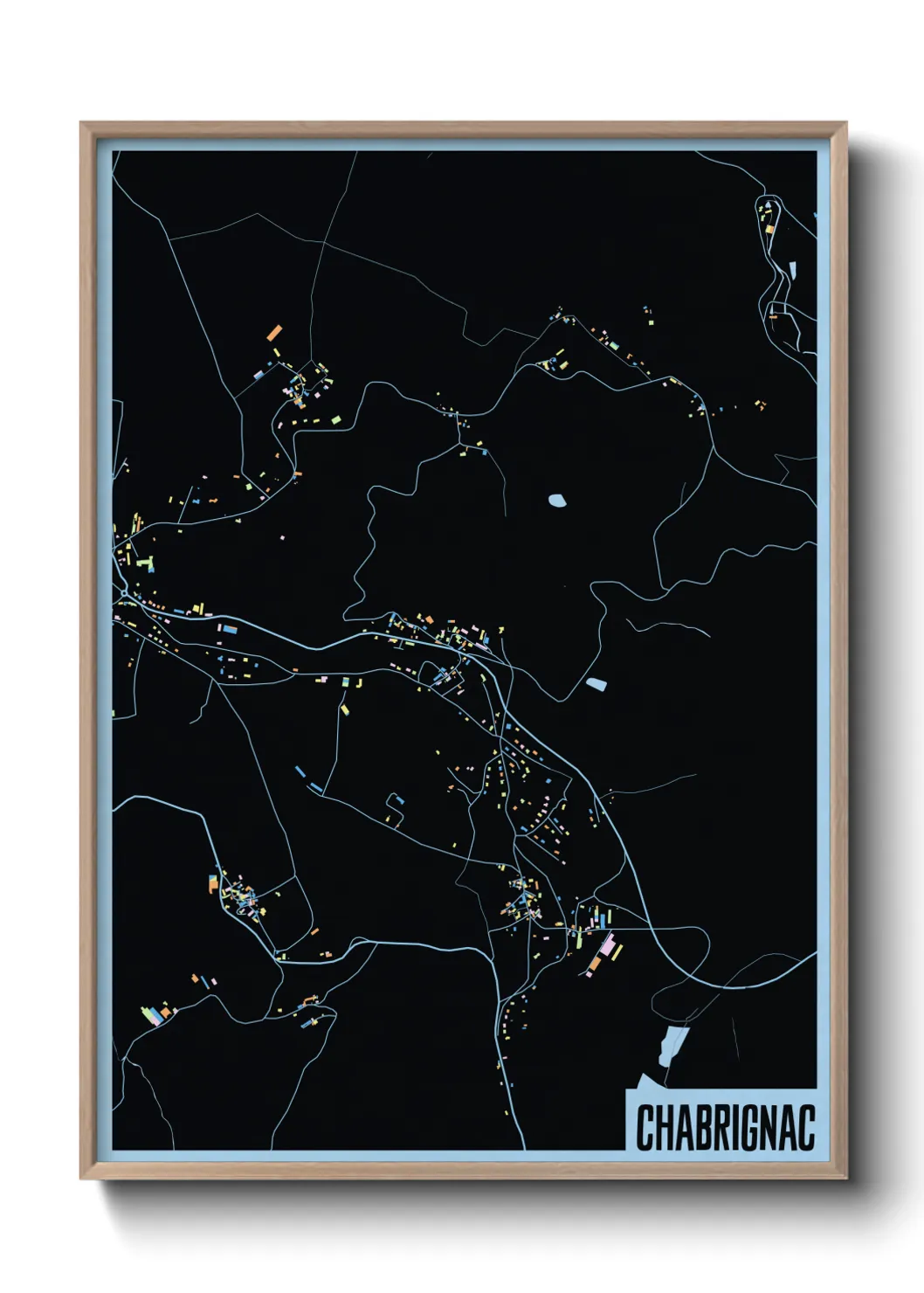 Un poster carteChabrignac