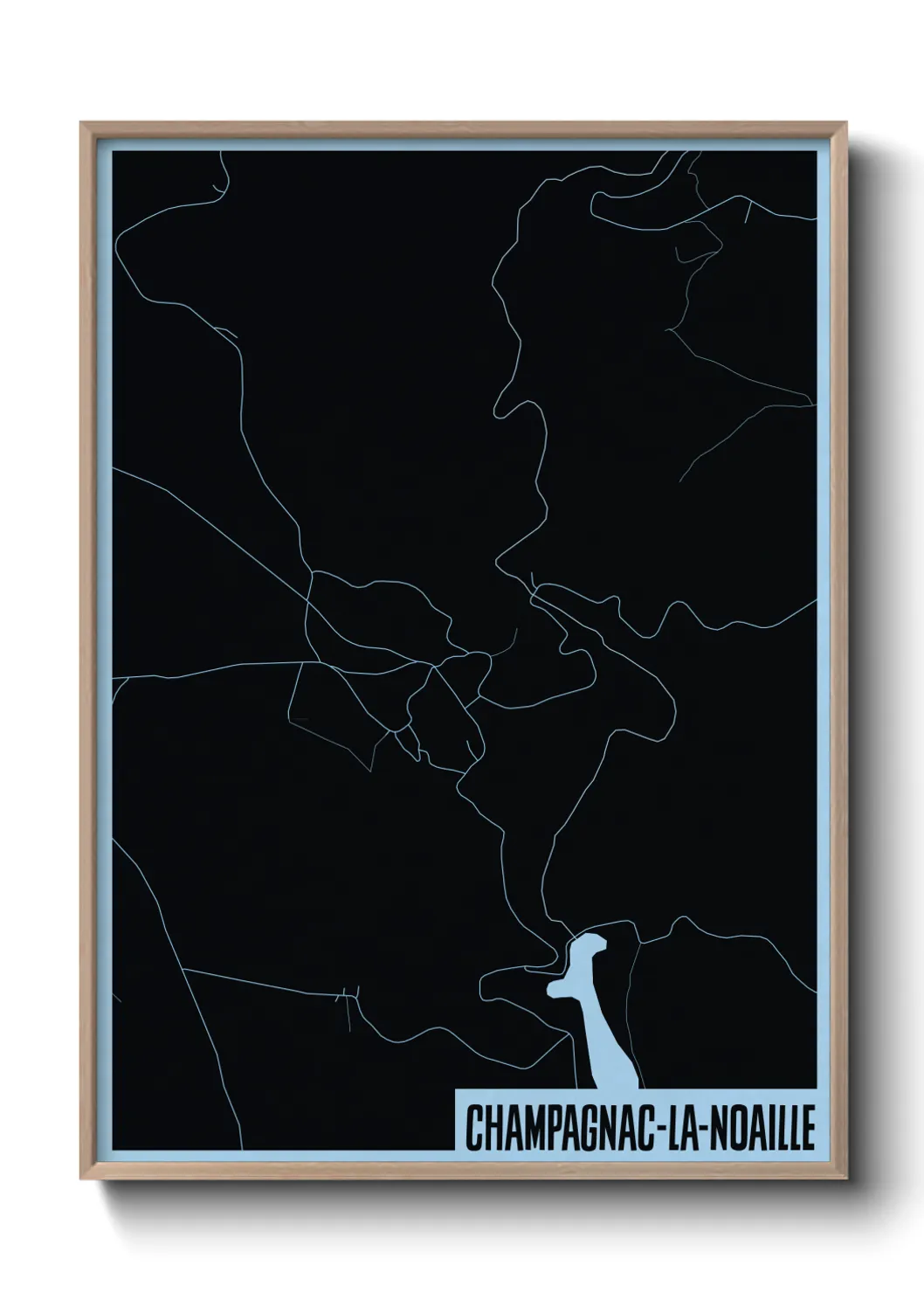 Un poster carteChampagnac-la-Noaille