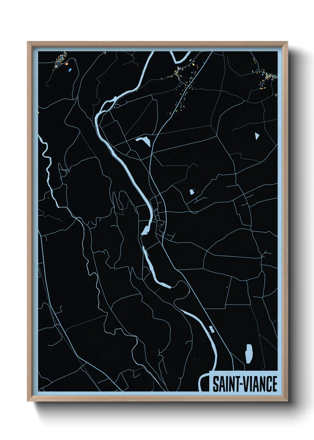 Un poster carteSaint-Viance