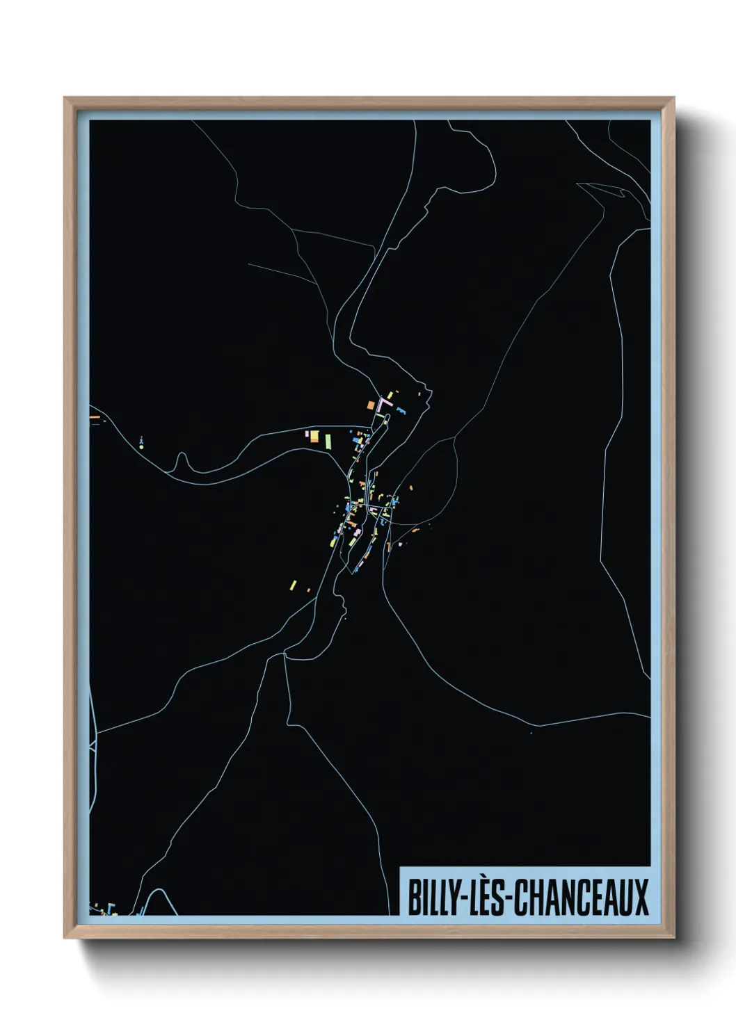 Un poster carteBilly-lès-Chanceaux