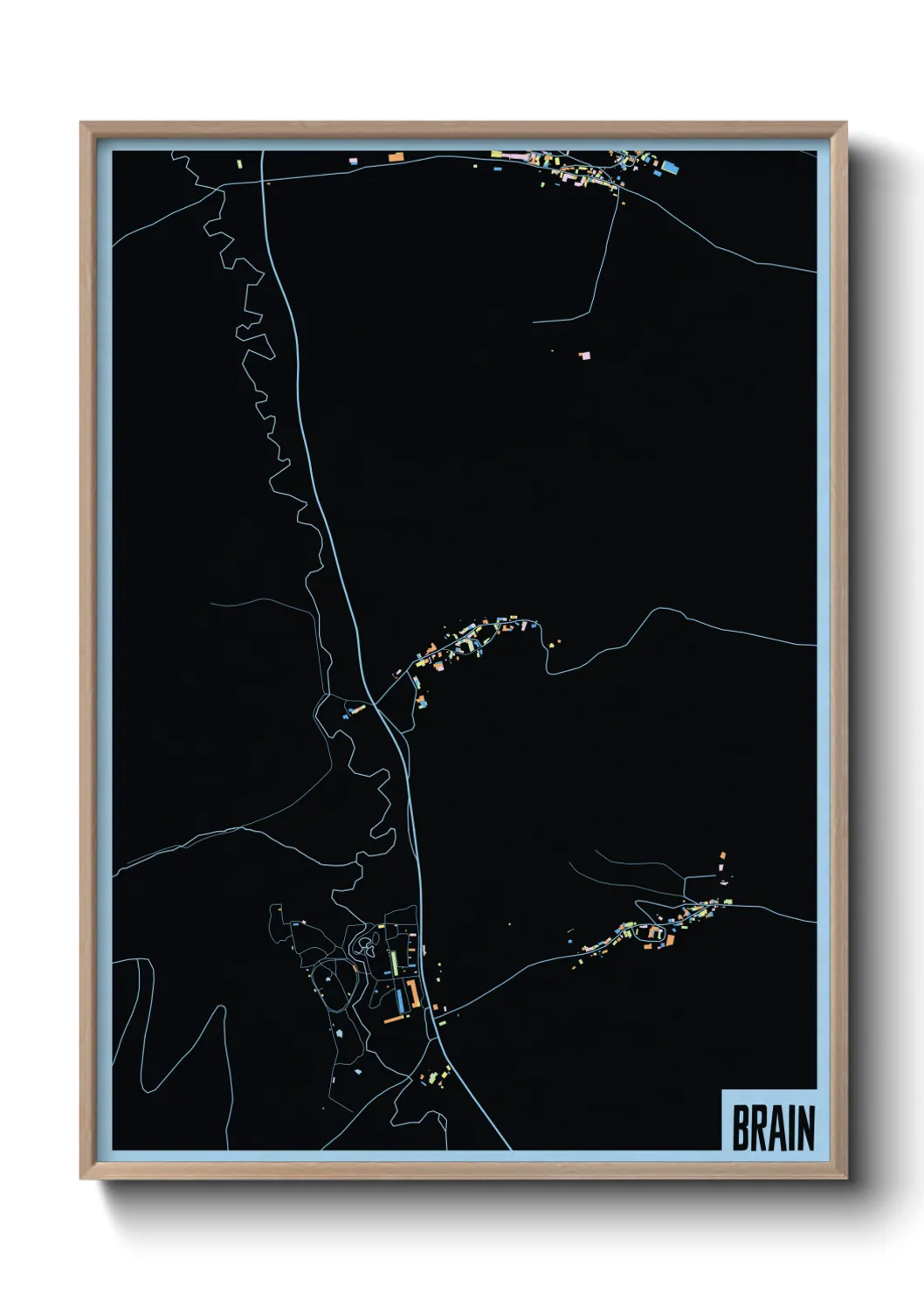 Une affiche de carte sur Brain