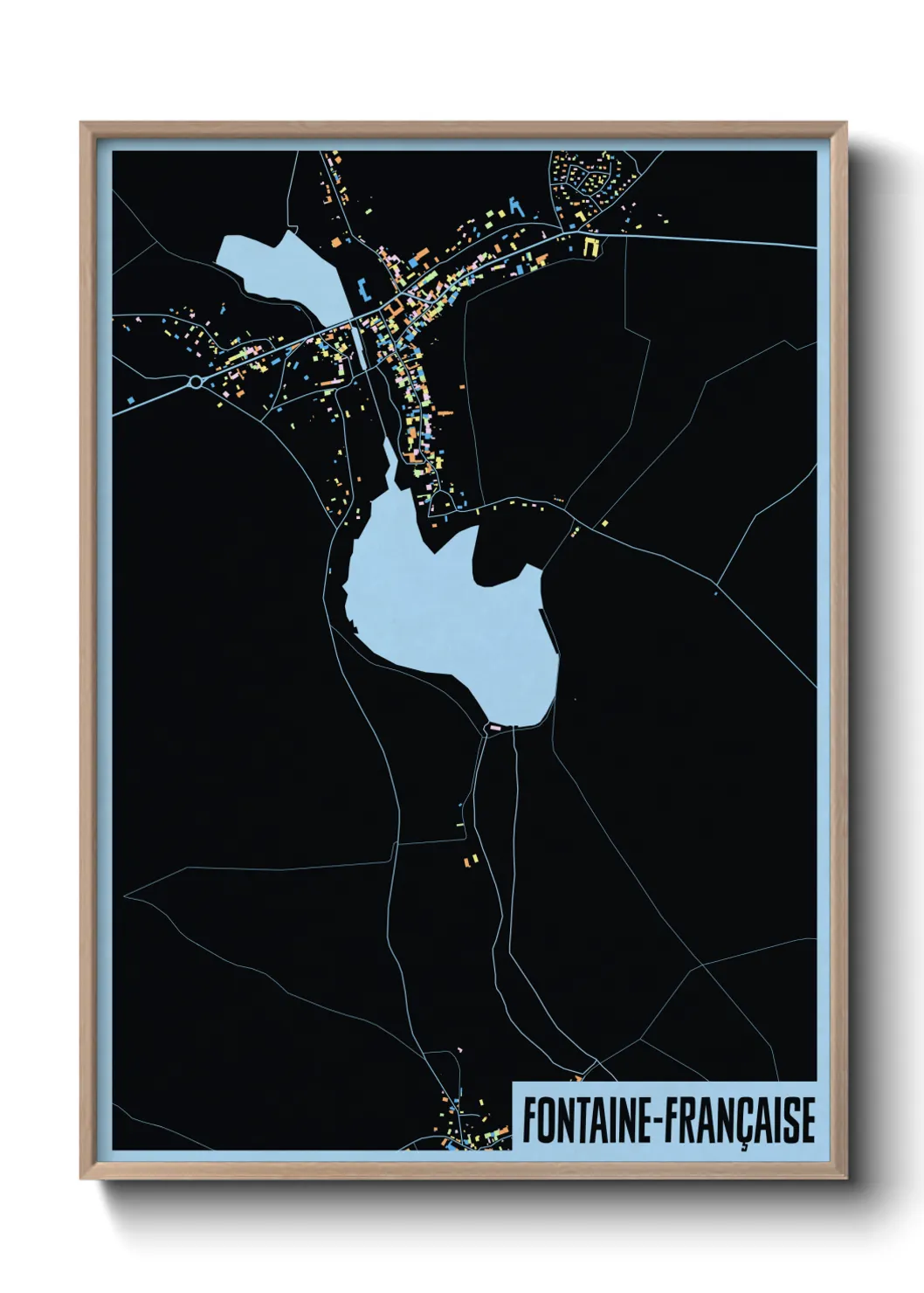 Un poster carteFontaine-Française