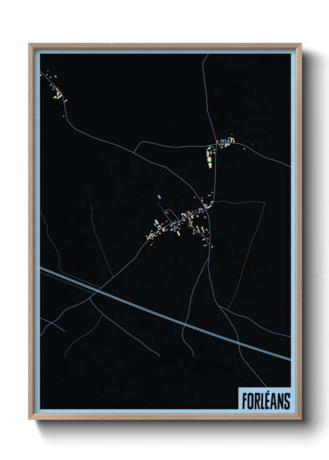 Un poster carteForléans