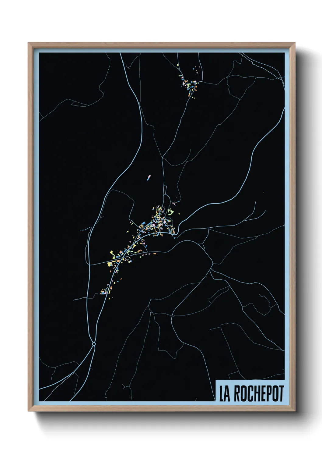 Un poster carteLa Rochepot