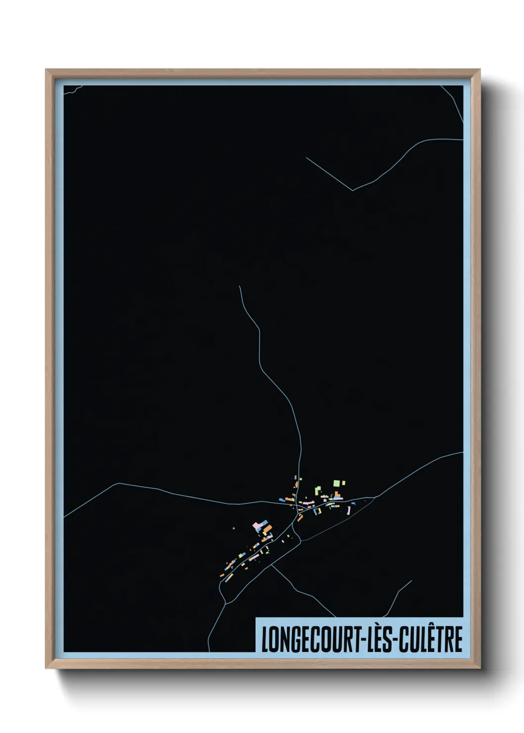 Un poster carteLongecourt-lès-Culêtre