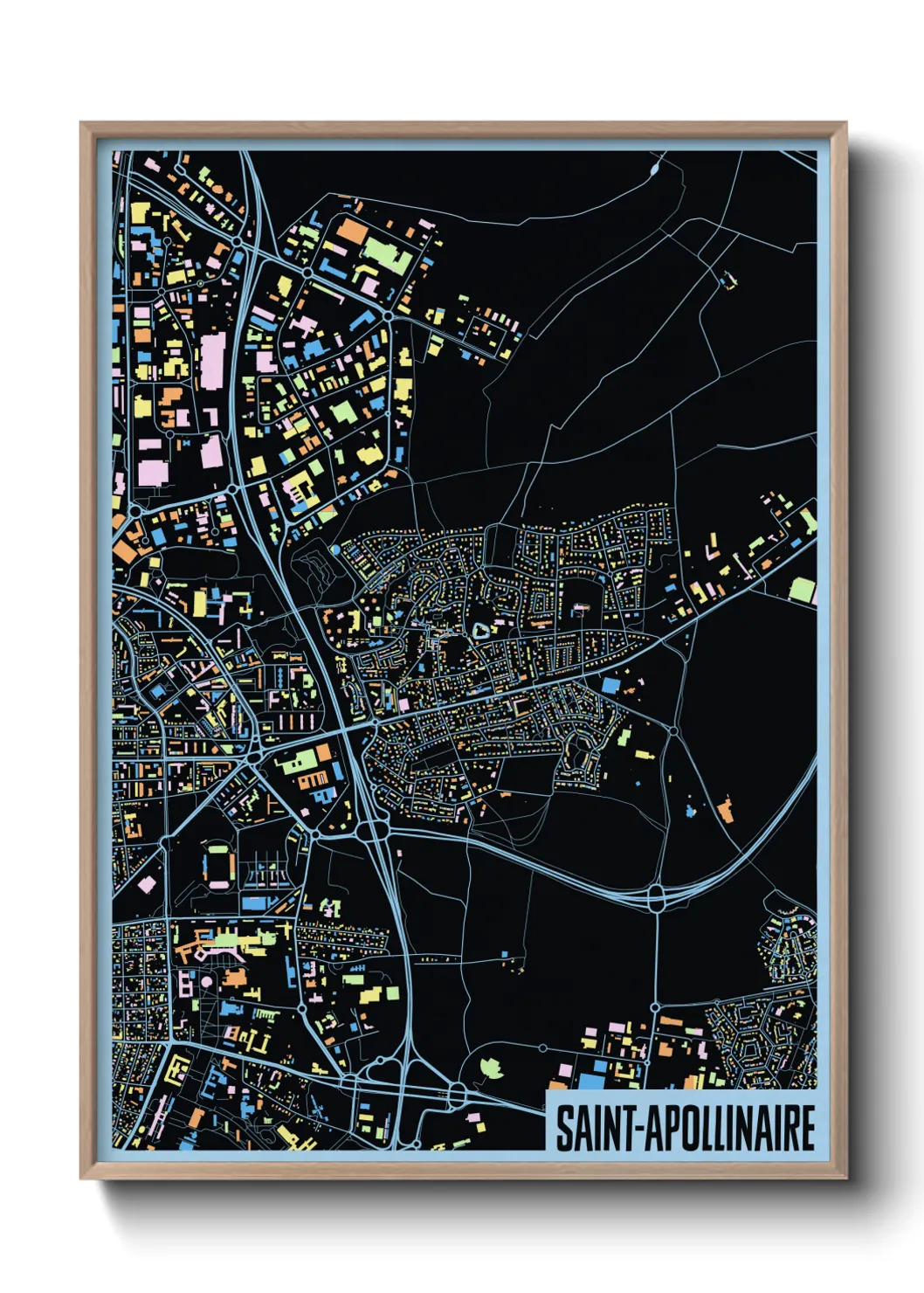 Un poster carteSaint-Apollinaire