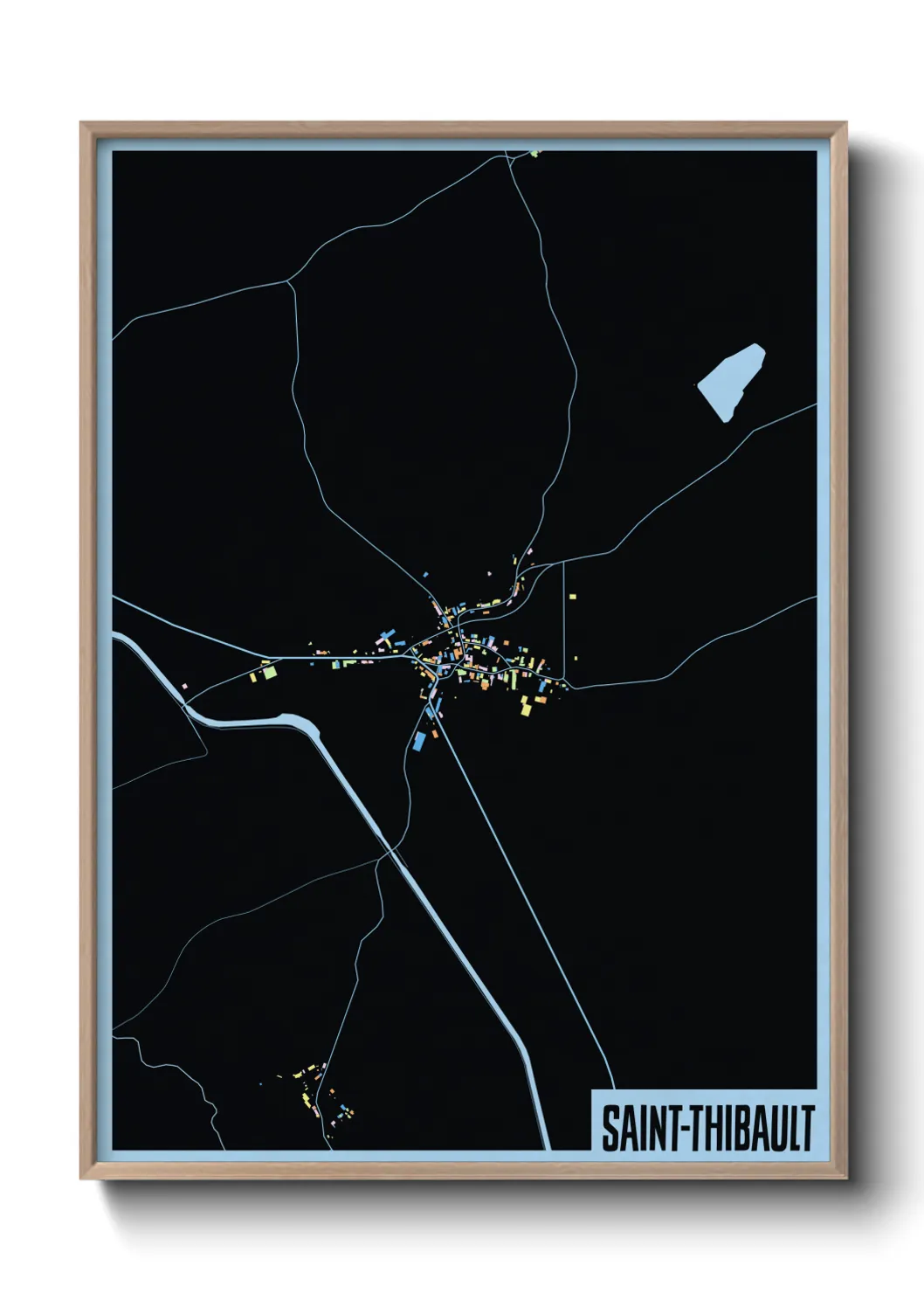 Un poster carteSaint-Thibault