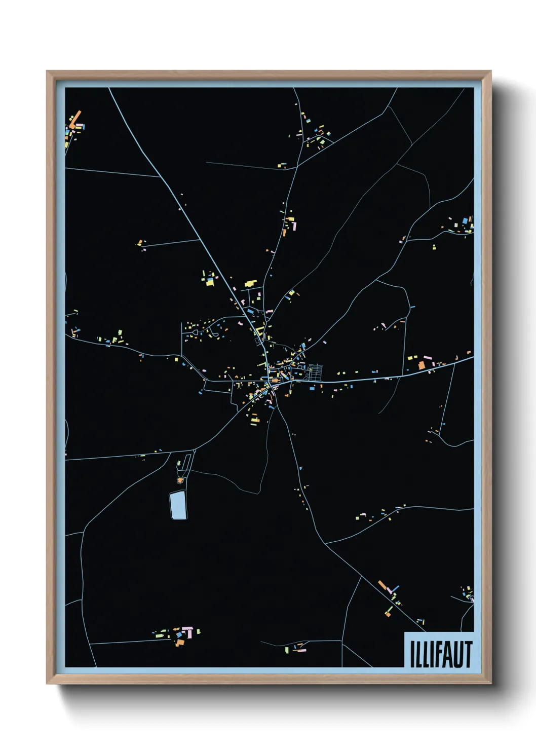 Une affiche de carte sur Illifaut