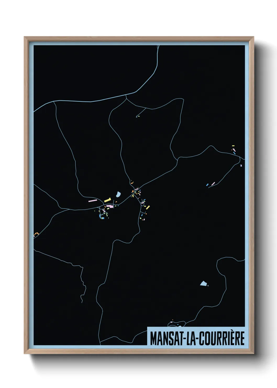 Un poster carteMansat-la-Courrière