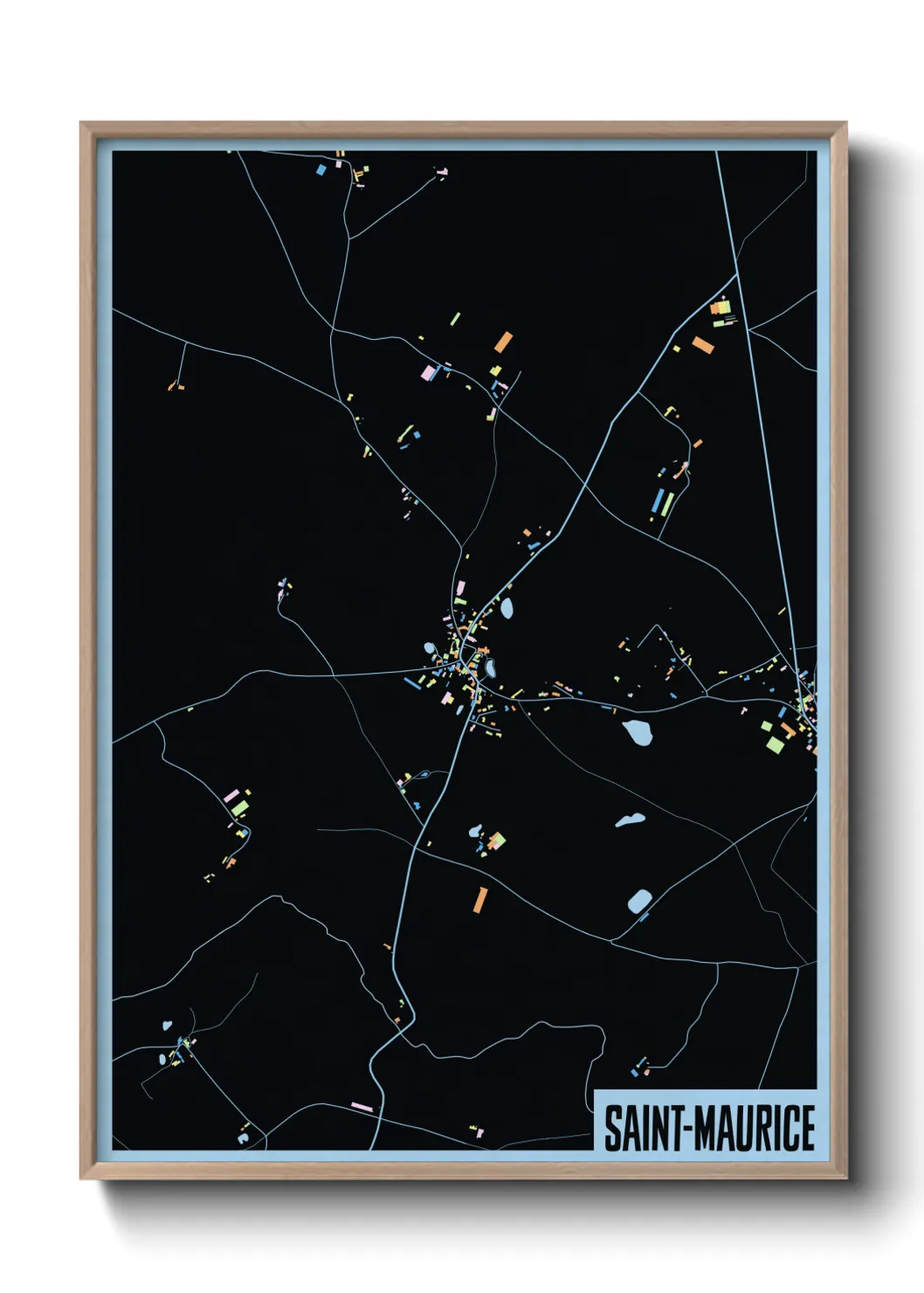 Un poster carteSaint-Maurice