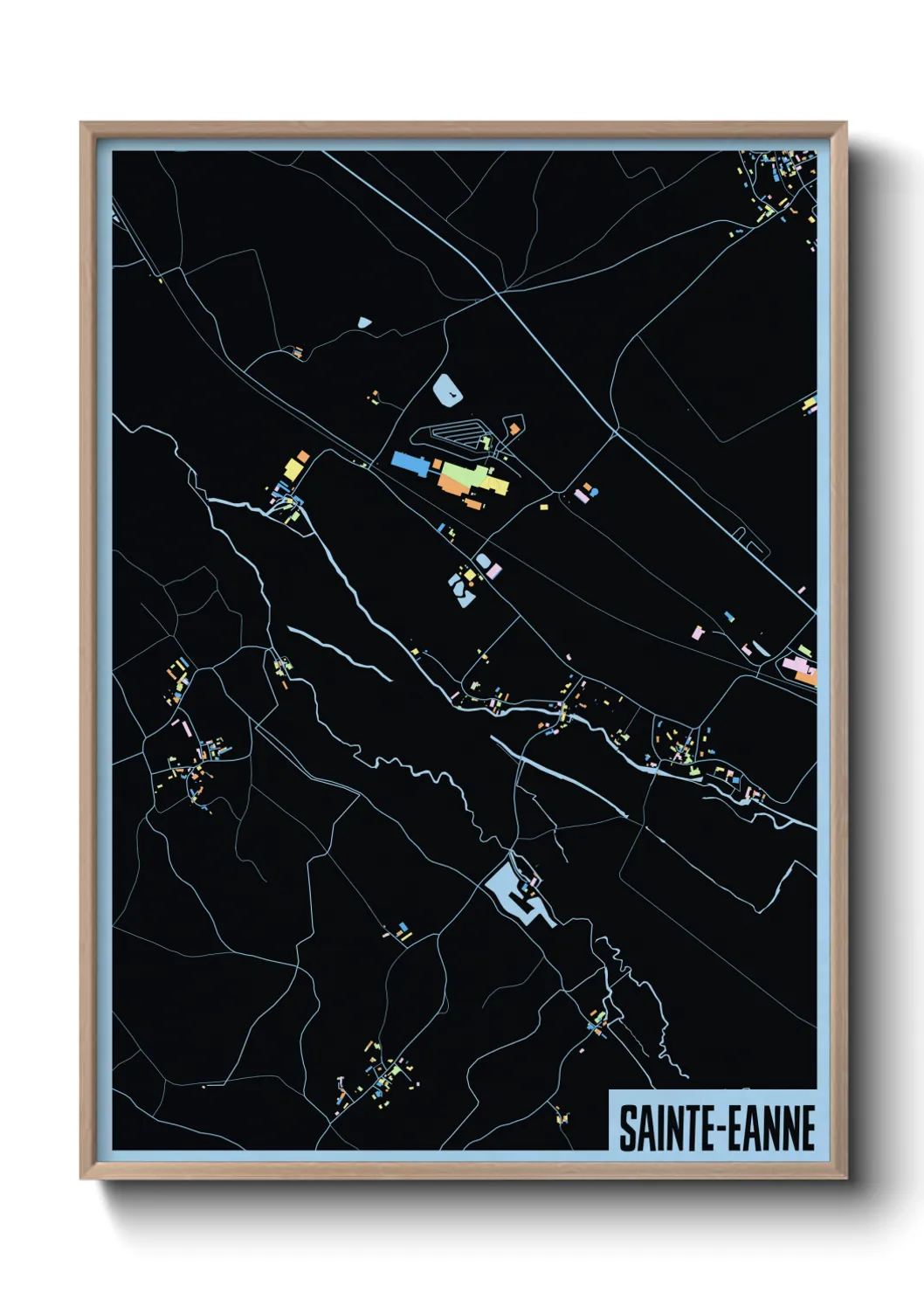 Un poster carteSainte-Eanne