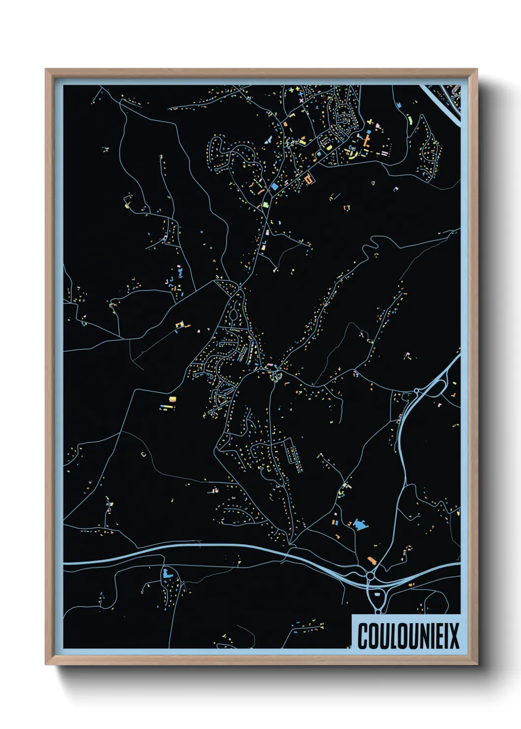 Un poster carteCoulounieix