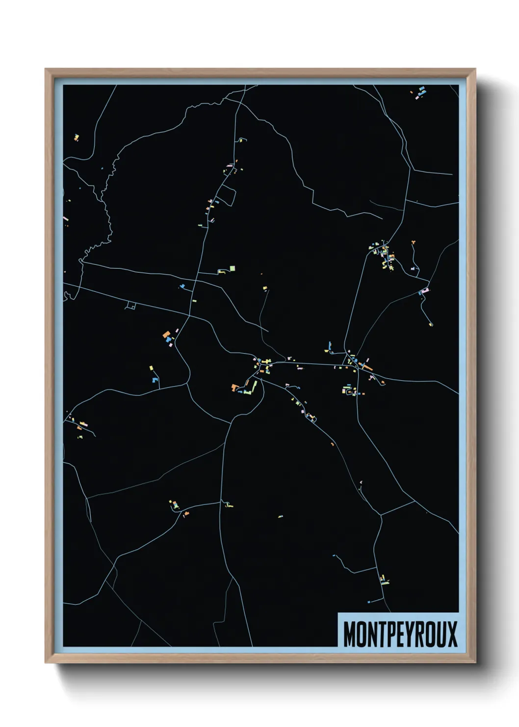 Un poster carteMontpeyroux