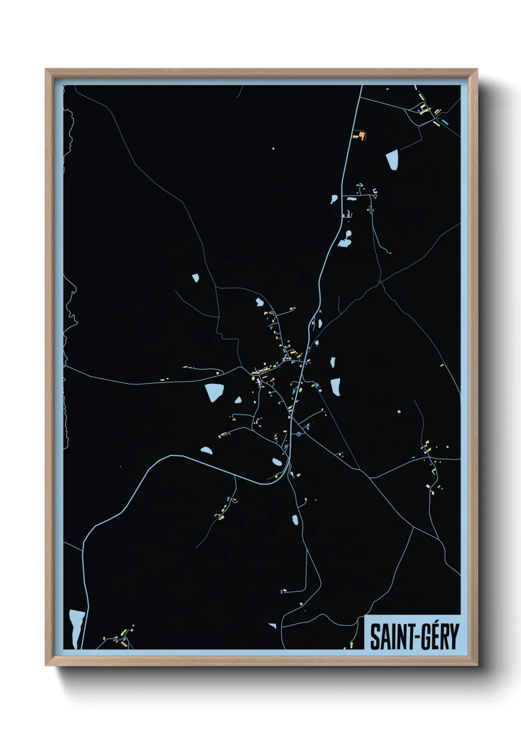 Un poster carteSaint-Géry