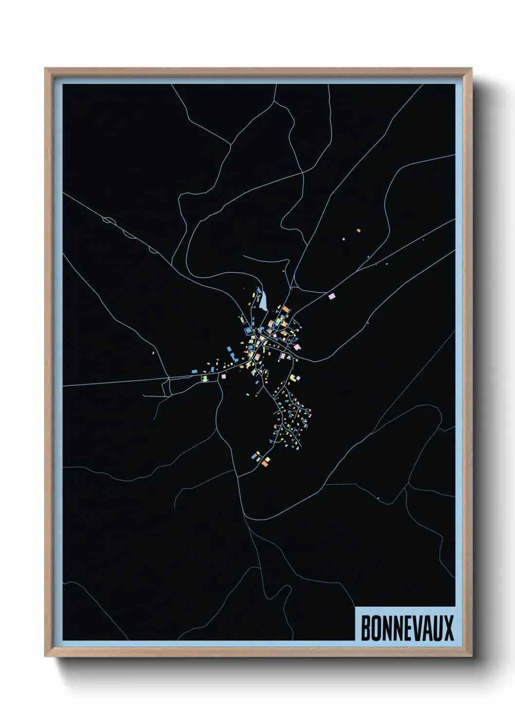 Un poster carteBonnevaux