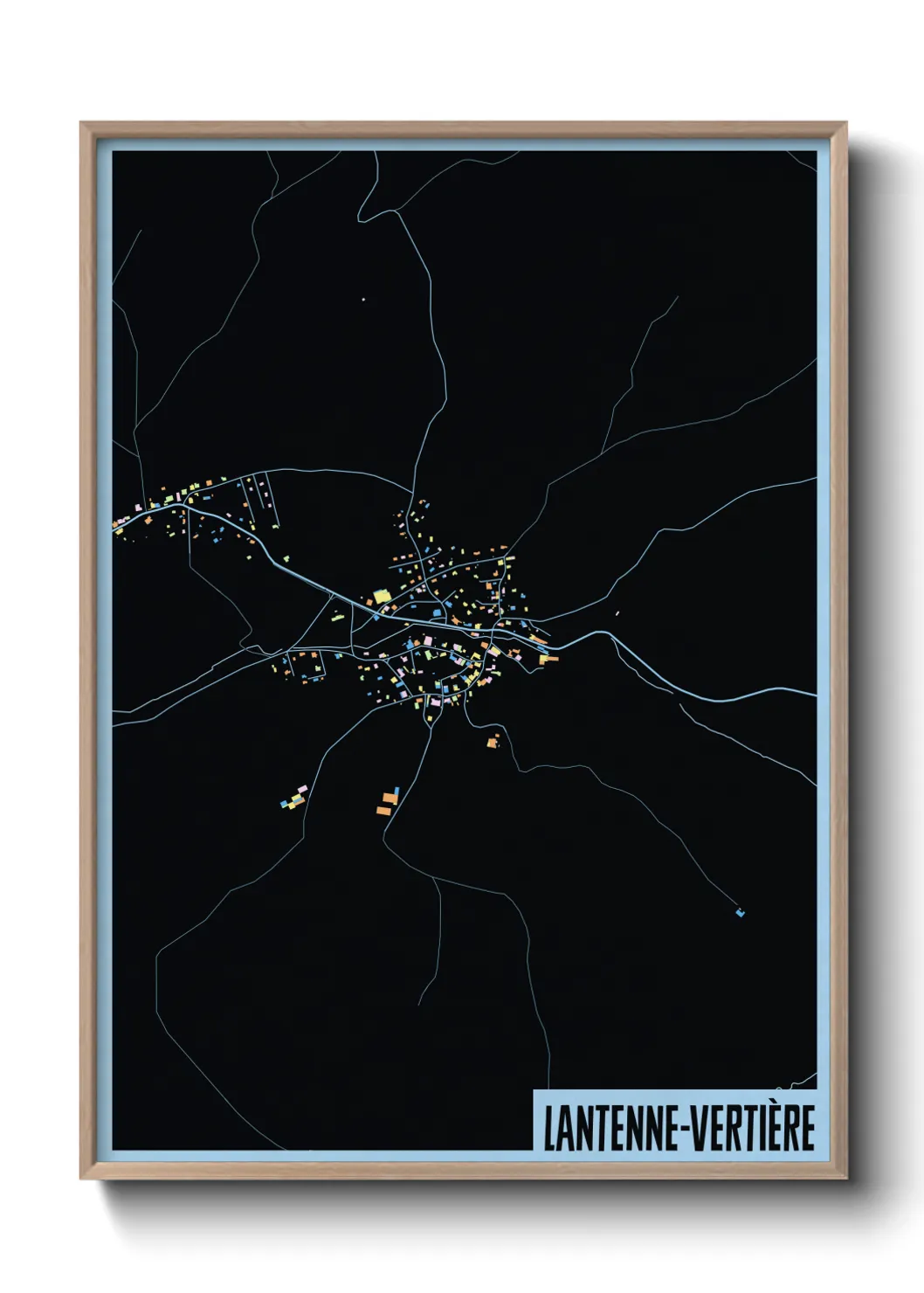 Un poster carteLantenne-Vertière