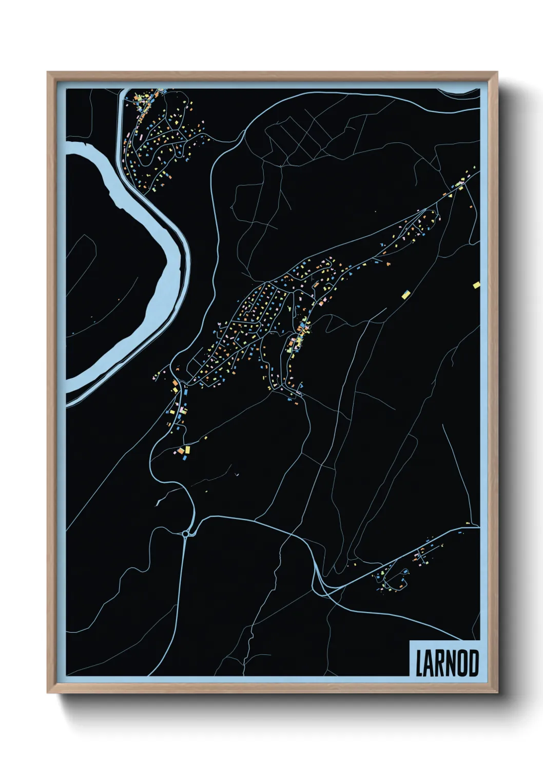 Une affiche de carte sur Larnod