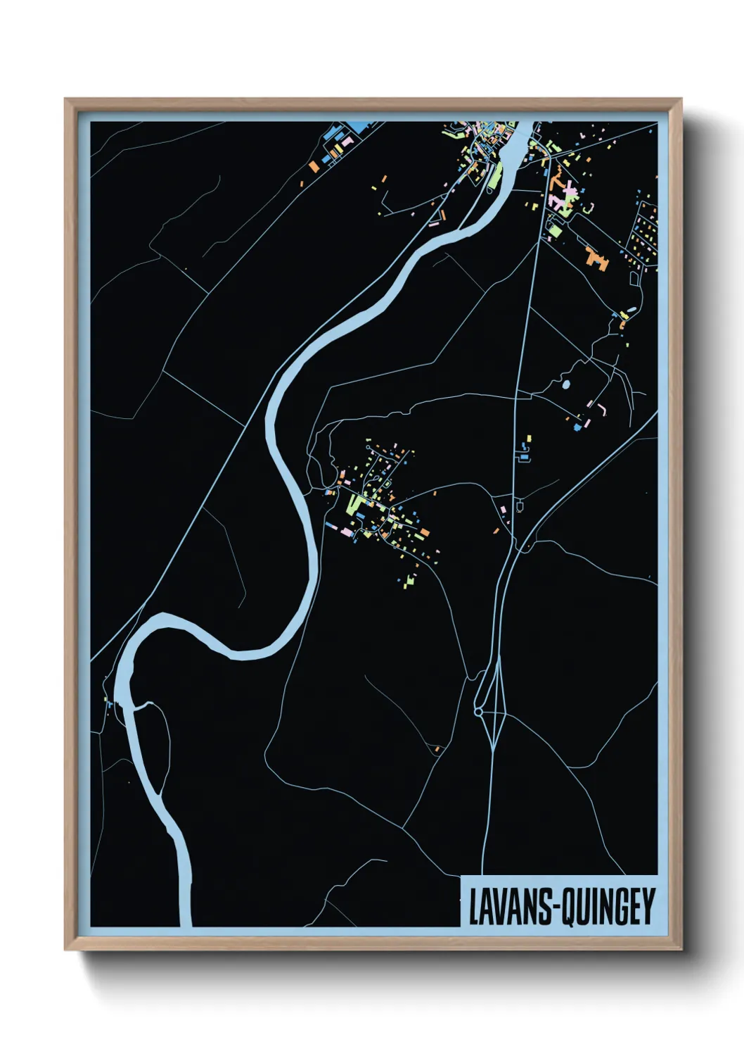 Un poster carteLavans-Quingey